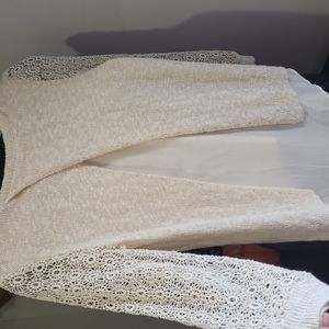 Lucky Brand Crochet Sweater